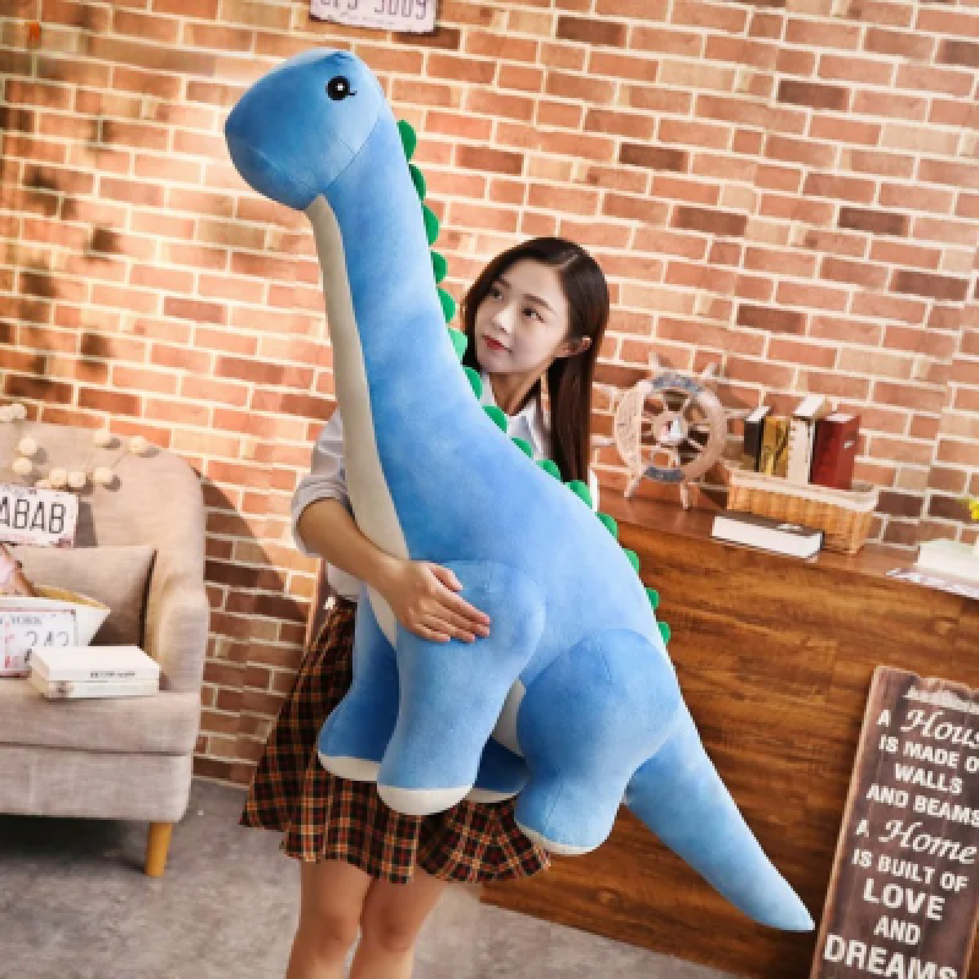 Big Soft Dinosaur Cushion Toy - Fesara