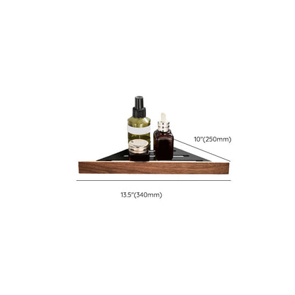 Modern Wooden Bathroom Accessory Set Black