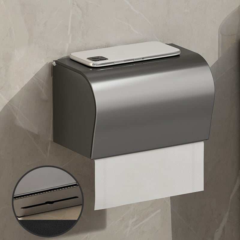 Modern Grey Aluminum Bathroom Set - Fesara
