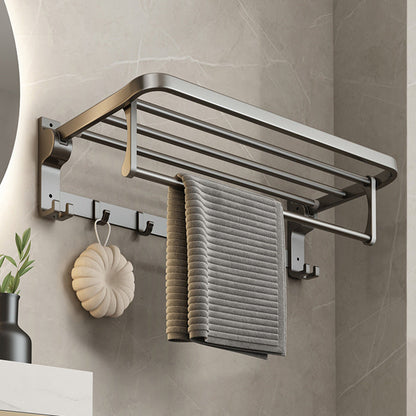 Modern Grey Aluminum Bathroom Set