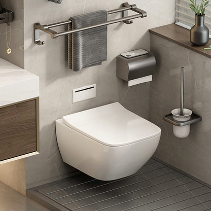 Modern Grey Aluminum Bathroom Set