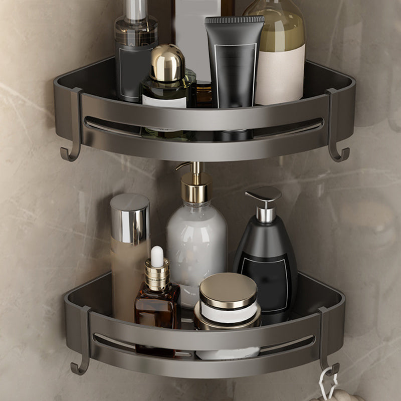 Modern Grey Aluminum Bathroom Set