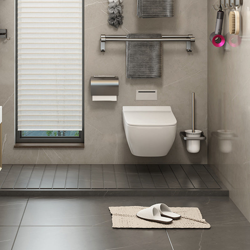 Modern Grey Aluminum Bathroom Set