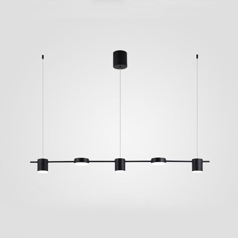 Metallic Modern Drum Pendant Lighting