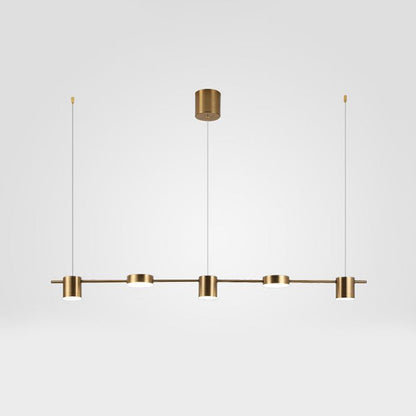 Metallic Modern Drum Pendant Lighting