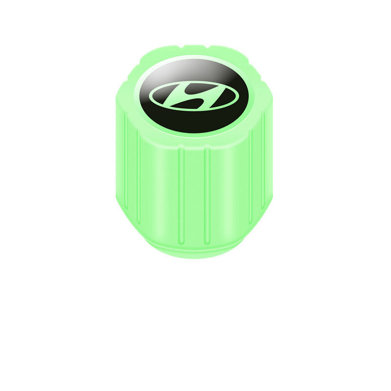 Bright Green LED Tire Valve Caps 20-Pack Universal Fit