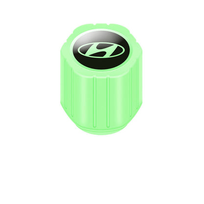 Bright Green LED Tire Valve Caps 20-Pack Universal Fit