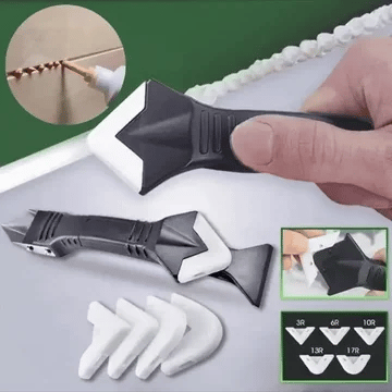Easy Caulk Removal Tool 3-in-1 Silicone Remover - Fesara
