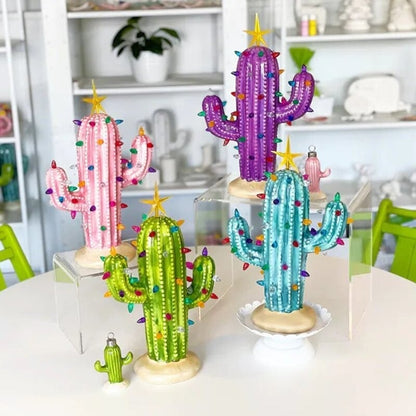 Low Maintenance Indoor Glow Cactus Lamp - Fesara