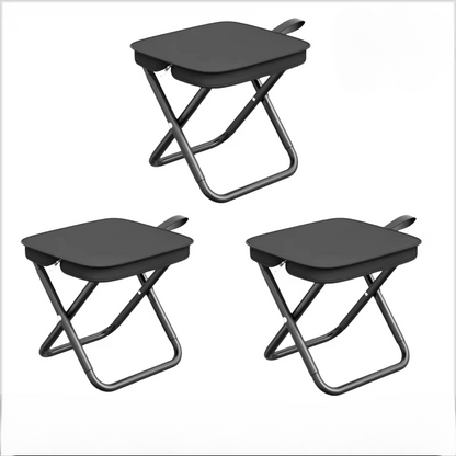 Collapsible Outdoor Camping Chair with Strong Metal Frame