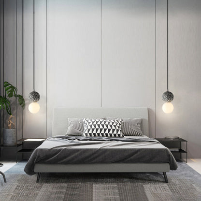 Modern Glow LED Pendant Light in Black and White