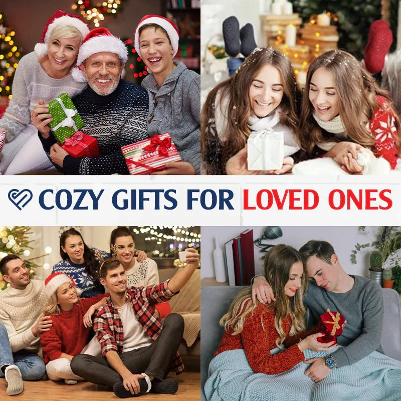 Warm Cozy Grip Slippers Socks