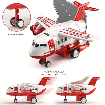 Exciting Rescue Playset with Airplane and Fire Truck