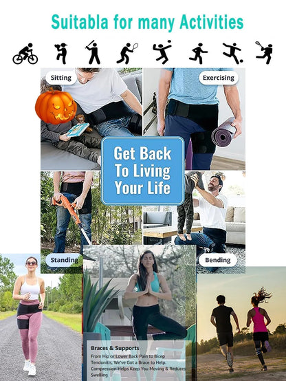 Fast Hip Pain Relief Wrap for Enhanced Mobility