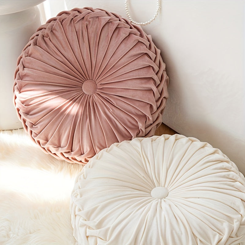 Plush Round Pillow for Warm Home Decor - Fesara