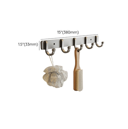 Modern Grey Aluminum Bathroom Set