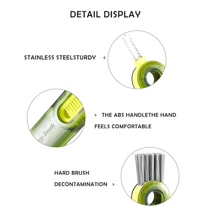 Flexible 3 in 1 U Shaped Water Bottle Brush