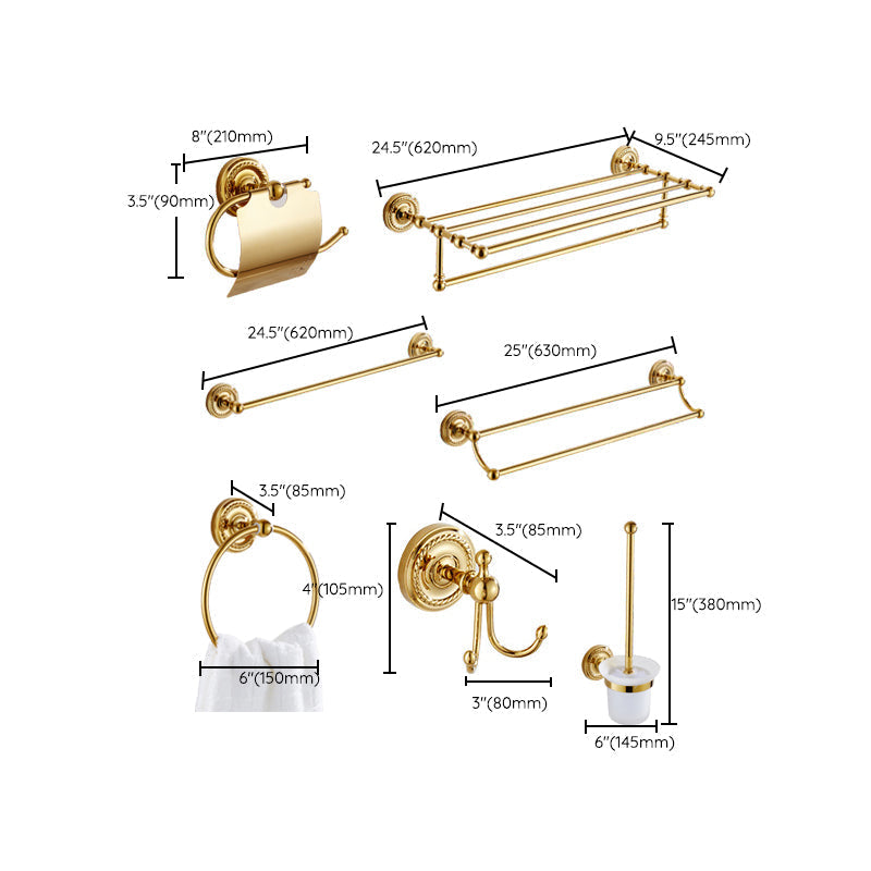 Luxury Copper Bath Accessories Set