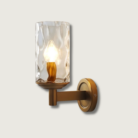 Sleek Glass Wall Lamp for Modern Home Decor - Fesara