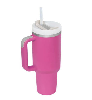 Large Thermal Coffee Cup 40oz with Lid and Straw
