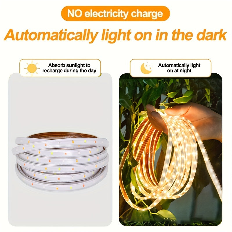 Flexible Outdoor Solar LED Tube Light with Remote