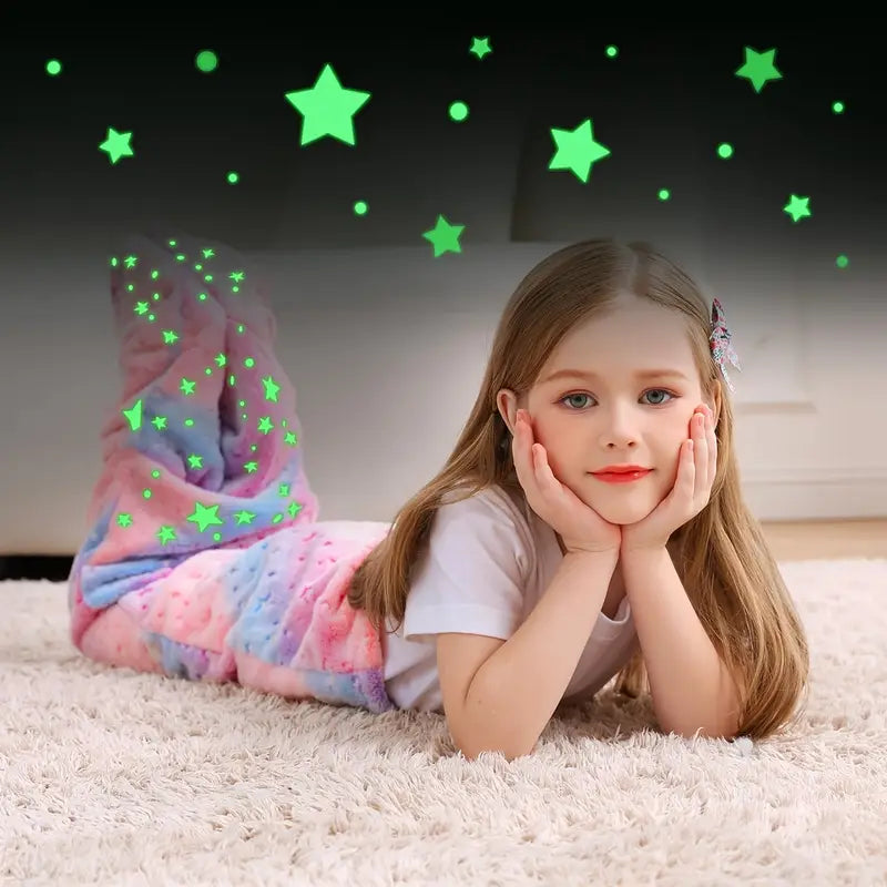 Colorful Ocean Mermaid Sleep Bag