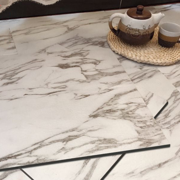 Matte Finish Peel Stick Vinyl Flooring with Straight Edge