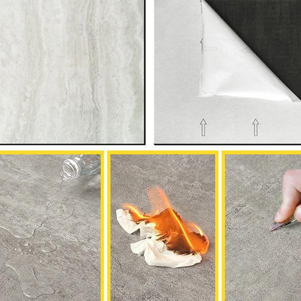 Matte Finish Peel Stick Vinyl Flooring with Straight Edge