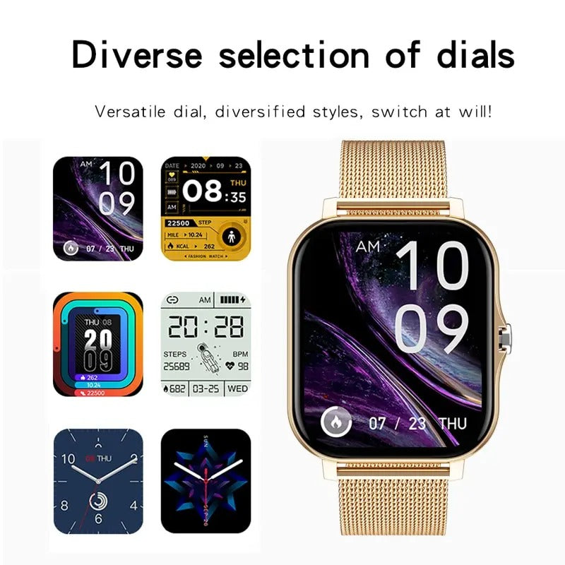 Stylish Women's Fitness Tracker Smart Watch