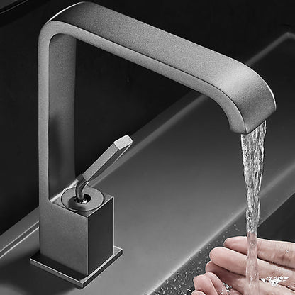 Luxury Waterfall Sink Faucet Contemporary Stainless Steel