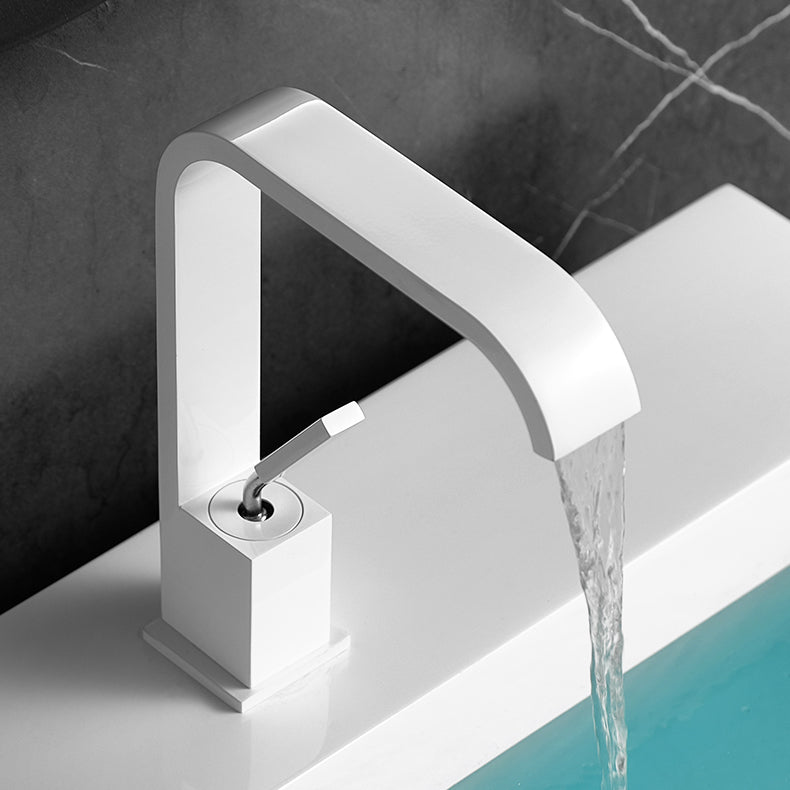 Luxury Waterfall Sink Faucet Contemporary Stainless Steel