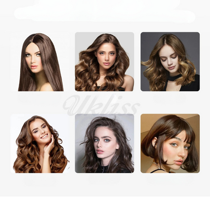 Heat Curling Ceramic Hair Brush Styler