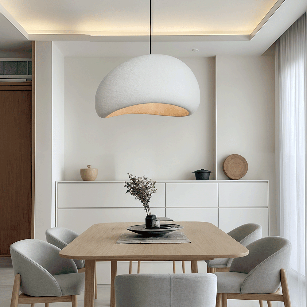 Classic Red Glass Pendant Lamp