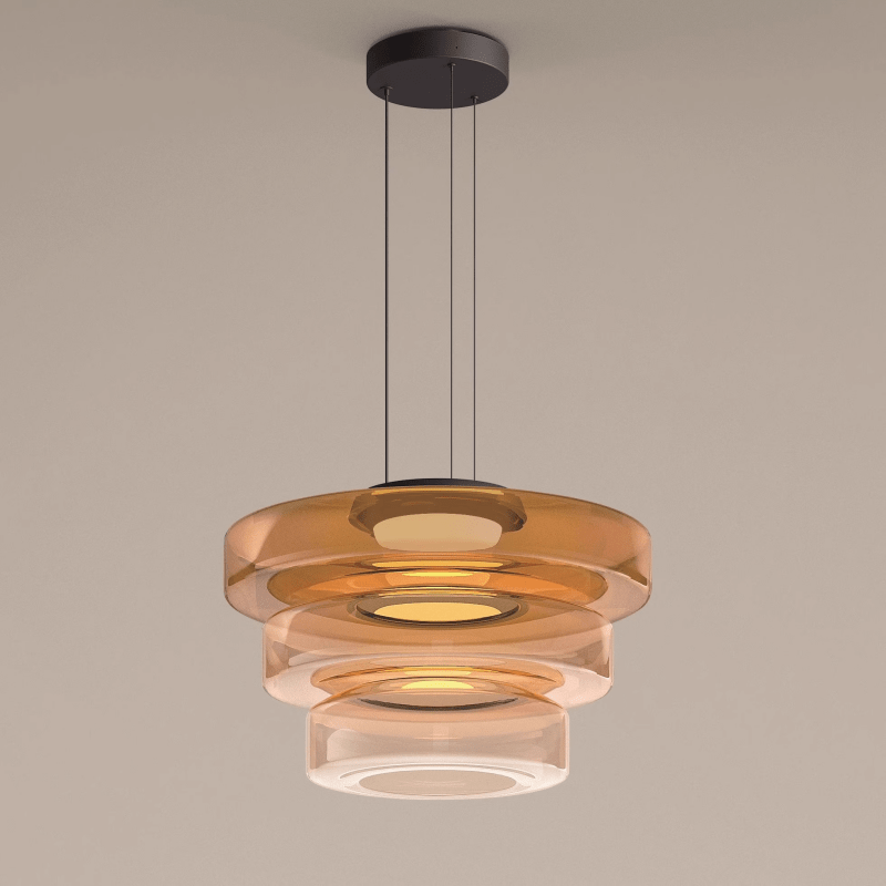 Stylish Glass Pendant Light in Retro Design