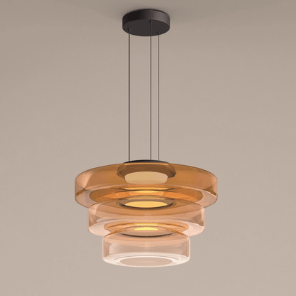 Stylish Glass Pendant Light in Retro Design