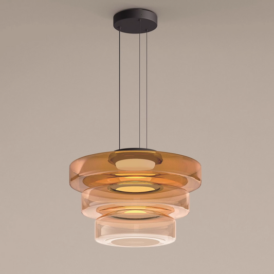 Modern Round Hanging Light Fixture for Homes - Fesara