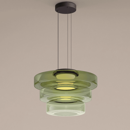Stylish Glass Pendant Light in Retro Design