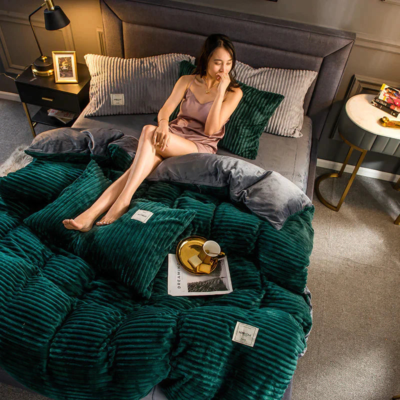 Soft Plush Duvet Cover Set