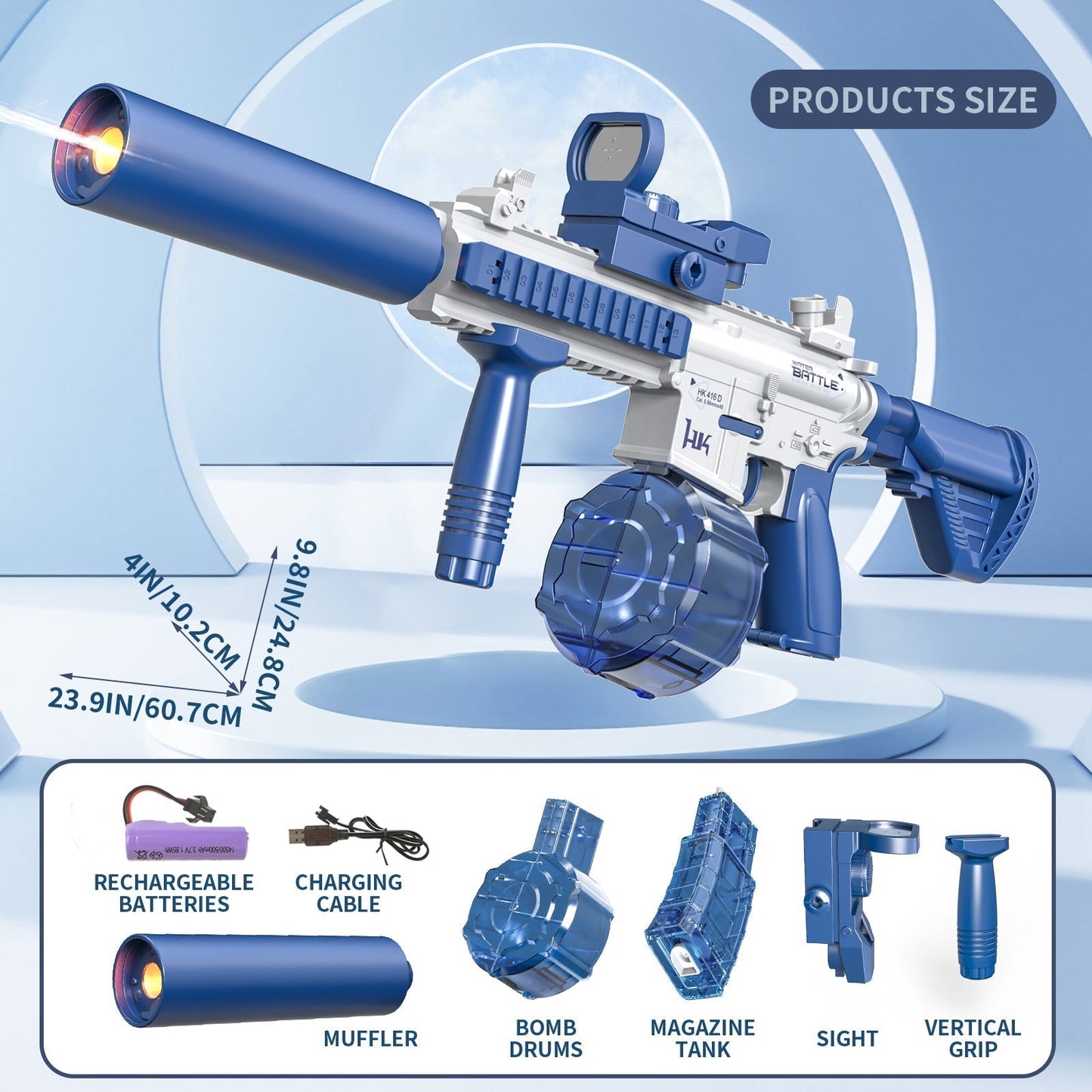 Fesara M416 Water Blaster - Compact Edition