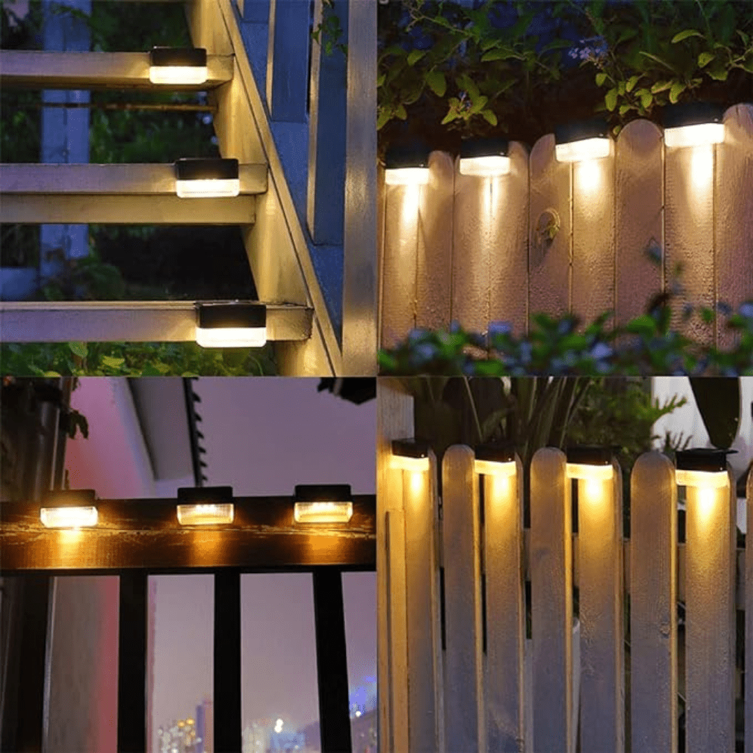 Easy Install Solar Powered LED Garden Lights