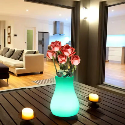 Beautiful Floral Glass Vase