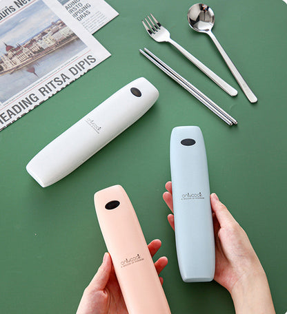 Travel Cutlery Set With UV Sanitizer