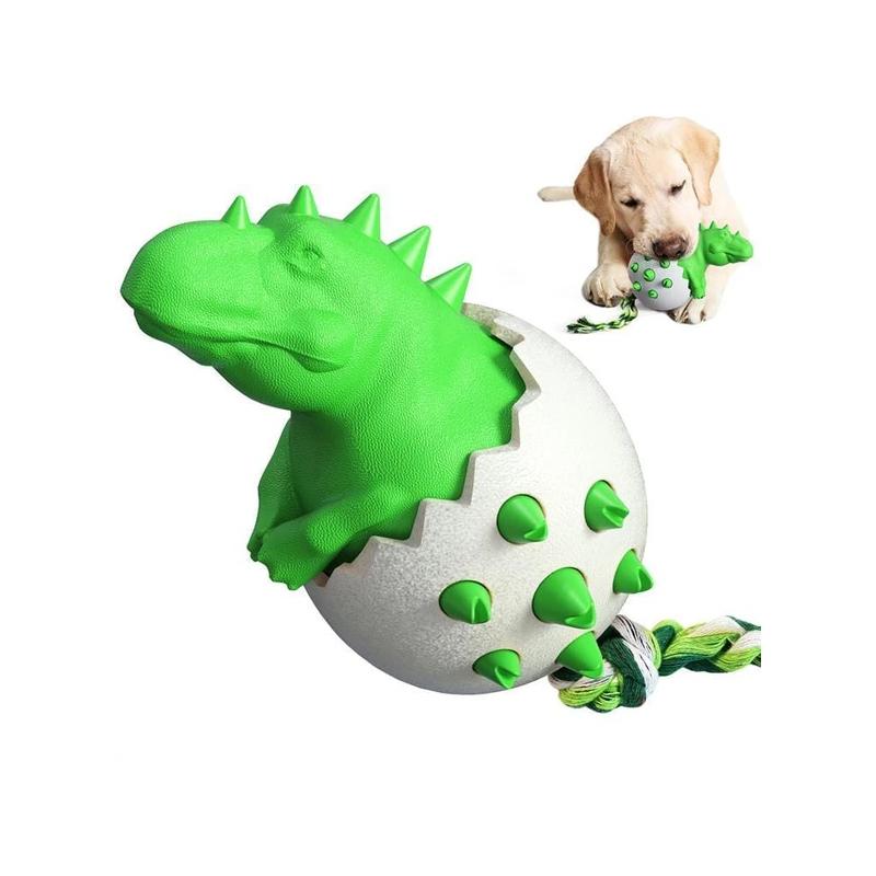 Fun Dino Shaped Dog Chew Toy