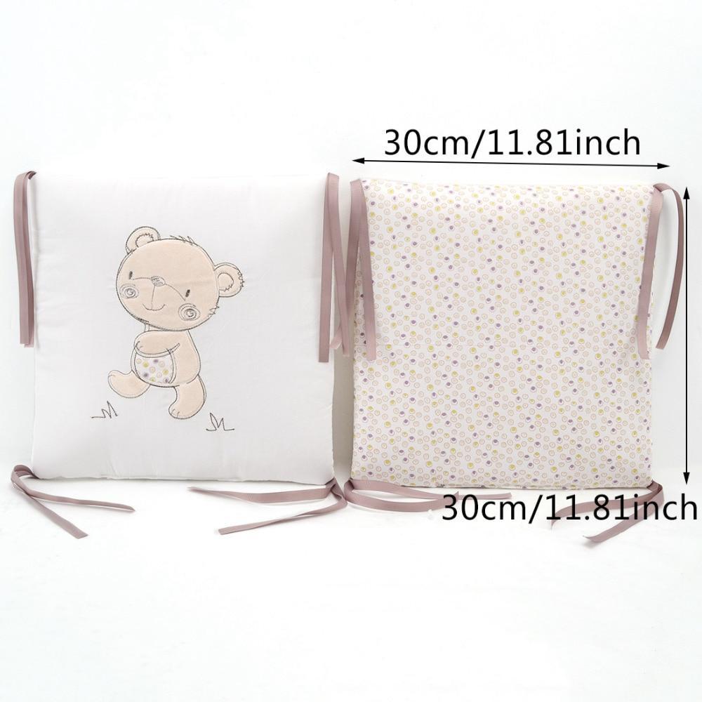 Soft Baby Crib Bumper Pad Set