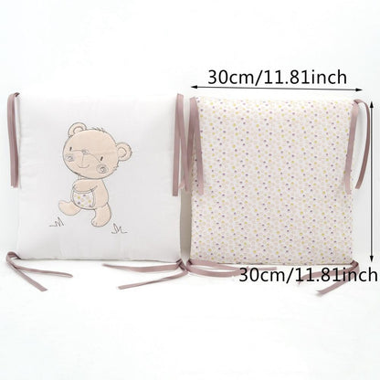 Soft Baby Crib Bumper Pad Set