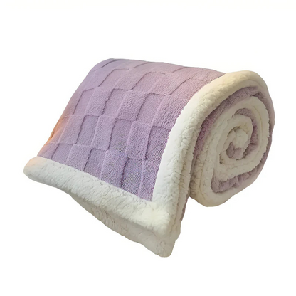 Plush Fesara Fleece Throw Blanket