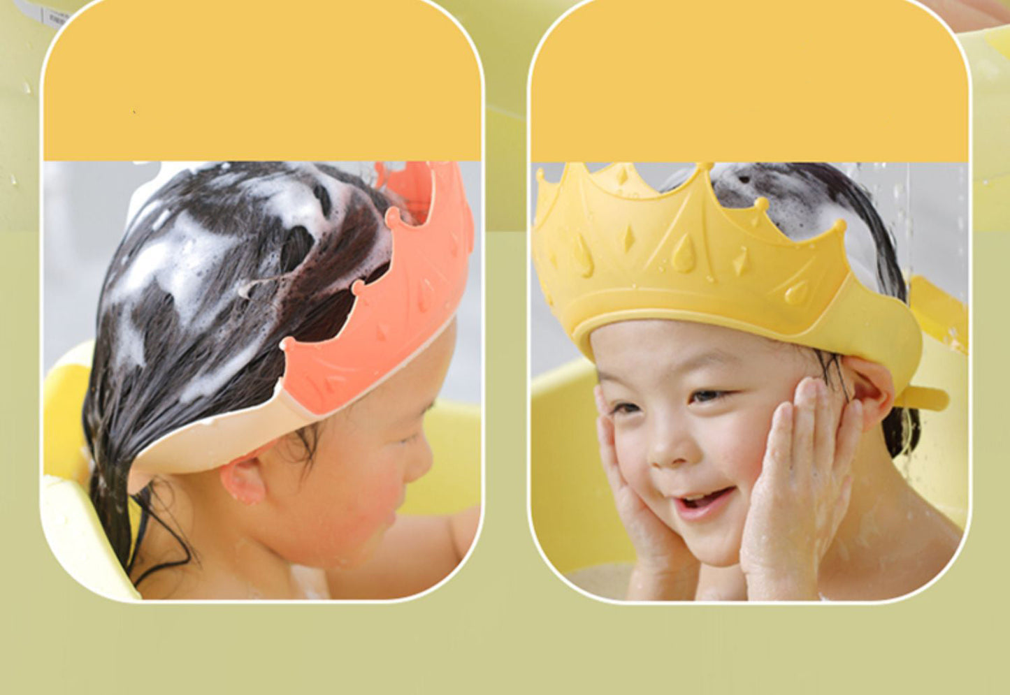 Kid's Waterproof Shower Cap For Bath Time