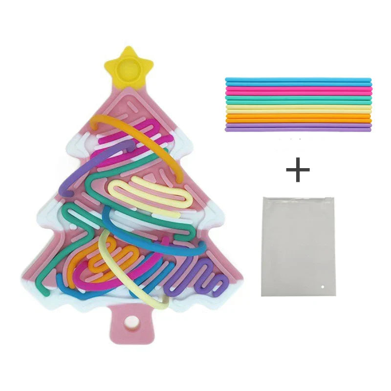 Fun Silicone Christmas Tree Stress Ball