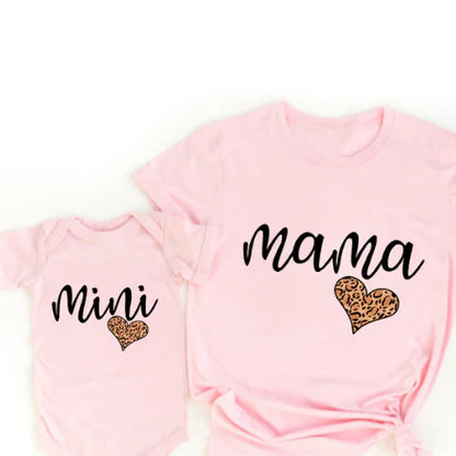 Colorful Mommy & Me Rainbow Tee Set