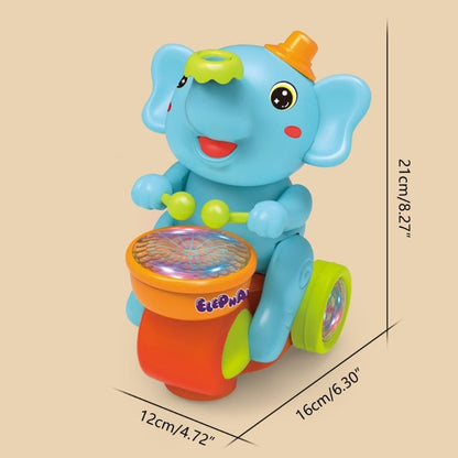Fesara Musical Toy Drum Set Elephant